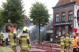 Pand ingestort na verwoestende brand