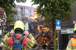 Pand ingestort na verwoestende brand