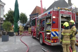 Pand ingestort na verwoestende brand