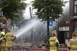 Pand ingestort na verwoestende brand