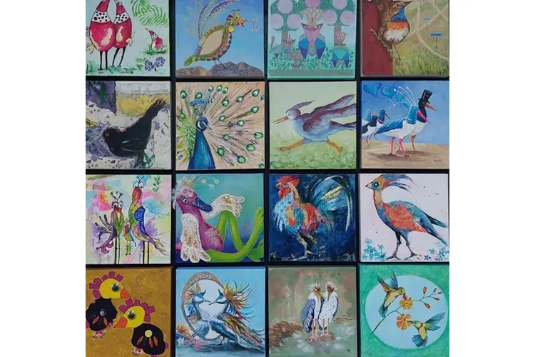 Expositie Schager Kunstkring in Bibliotheek Schagen
