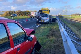 Botsing met drie auto's op N9 bij 't Zand