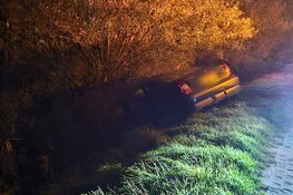 Auto aangetroffen langs weg in Schagen, bestuurder gevlogen