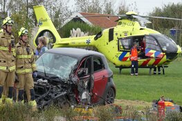 Ongeluk bij Haringhuizen: zwaargewonde naar ziekenhuis
