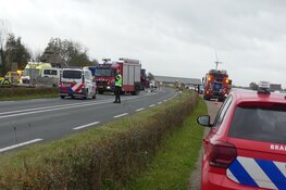 Ongeluk bij Haringhuizen: zwaargewonde naar ziekenhuis