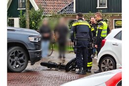 Ongeluk op fatbike in Schagen