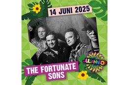 Zoë Tauran en CCR tributeband The Fortunate Sons op Julianapop 2025