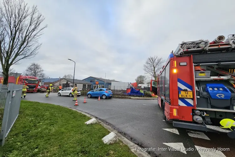 Gaslekkage aan de Fok bij Schagen