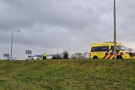 Kopstaartbotsing op N248 in Schagerbrug
