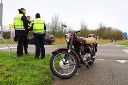 Motorfiets aangereden op N9 bij Callantsoog