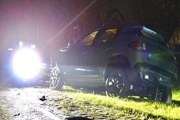 Politie zoekt met drone naar vluchtende verdachte na ongeluk