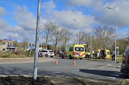 Fietser aangereden op rotonde in Schagen