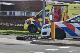 Fietser aangereden op rotonde in Schagen