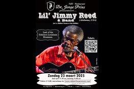 Oldschool bluesman Lil’ Jimmy Reed (Alabama, USA) in ’t Zand