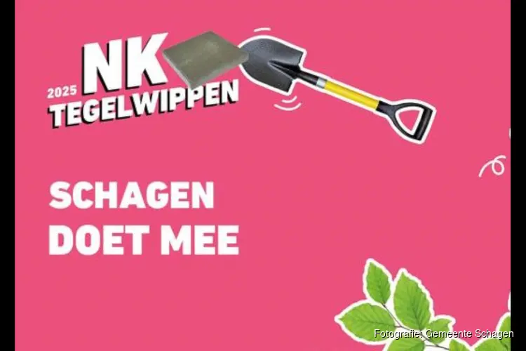 Gemeente Schagen gaat de strijd aan in het NK Tegelwippen