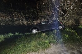 Auto van de weg op Molenwerf in Schagen