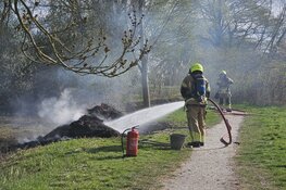 Buitenbrandje in Schagen snel onder controle