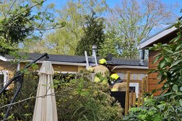 Brand op vakantiepark in Sint Maartensvlotbrug