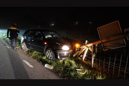 Flinke schade bij eenzijdig ongeval Lutjewinkel