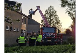 Schoorsteenbrand op Tulpstraat in Waarland