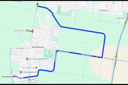 Wegafsluiting Veilingweg Warmenhuizen eind juni