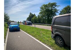 Kettingbotsing op N248 na afslaan auto