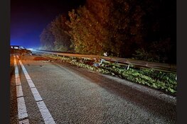 Zware schade na botsing op N249