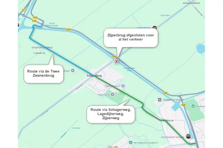 Zijperbrug gestremd van 28 september tot en met 4 oktober