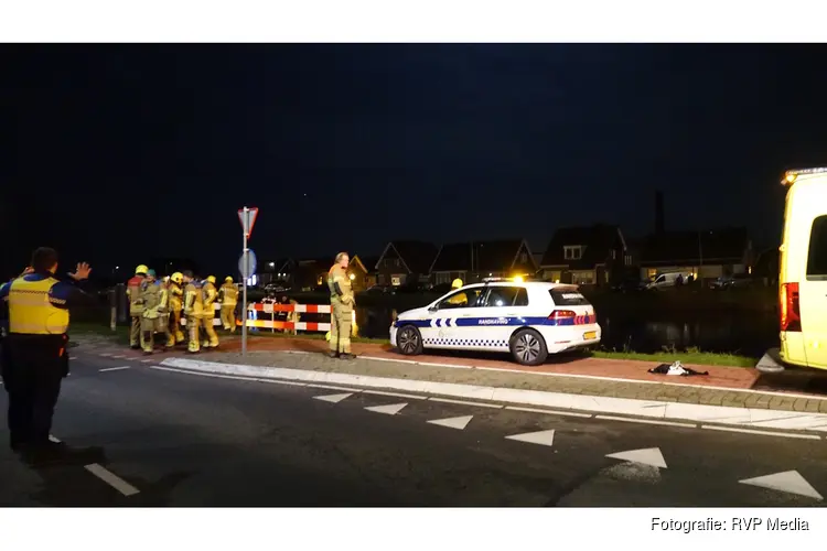 Ongeval tussen twee personenauto’s op de N9 bij Sint Maartensvlotbrug