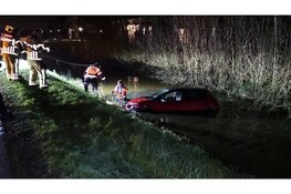 Auto belandt in sloot na omkeermanouvre in Callantsoog