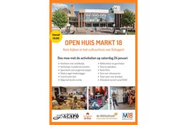 Cultuurhuis Markt 18 organiseert weer een Open Huis op 24 januari 2026