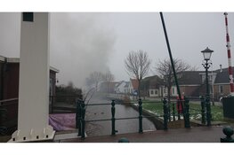 Grote brand in woning in Oudesluis