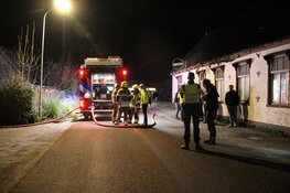 Flinke brand in bijgebouw van woning in Waarland