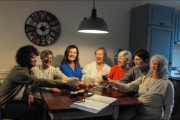 Zanggroep Lekker Zingen  met ’3 x 3 = 9’ concert  in Scagon De Luxe