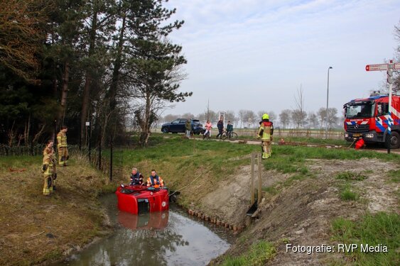 Canta te water in Dirkshorn, bestuurder gewond