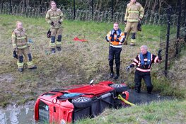 Canta te water in Dirkshorn, bestuurder gewond