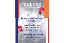 Koningsdag in aantocht? Dompel je onder in oranje sferen bij Makado Schagen!