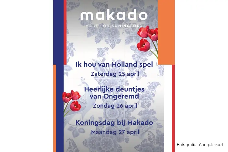 Koningsdag in aantocht? Dompel je onder in oranje sferen bij Makado Schagen!