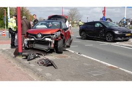 Fikse schade na botsing op kruising N9