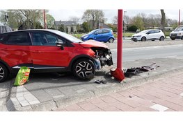 Fikse schade na botsing op kruising N9