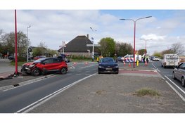 Fikse schade na botsing op kruising N9