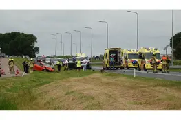 Meerdere gewonden na ernstig verkeersongeval op de N9 bij Schoorl