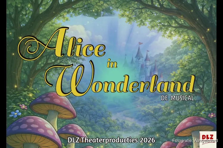 Sprookjesmusical ’Alice in Wonderland’ twee maal door DLZ Team  in Scagon De Luxe