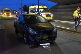 N9 bij Schagerbrug volledig afgesloten na kettingbotsing door laagvliegende reiger