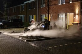 Auto volledig uitgebrand in Schagen