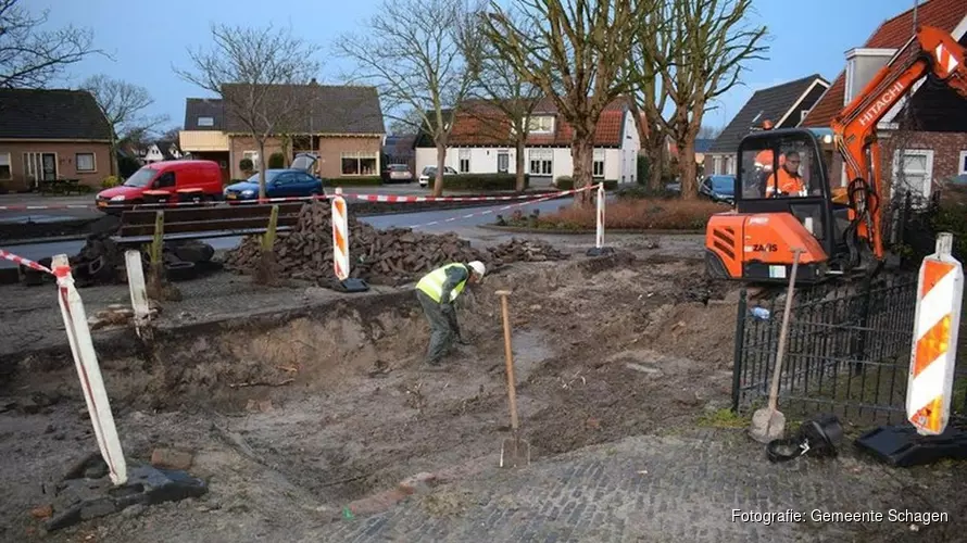 Middeleeuwse skeletten en begraafplaats gevonden onder dorpsplein