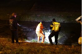 Auto te water in Oudkarspel