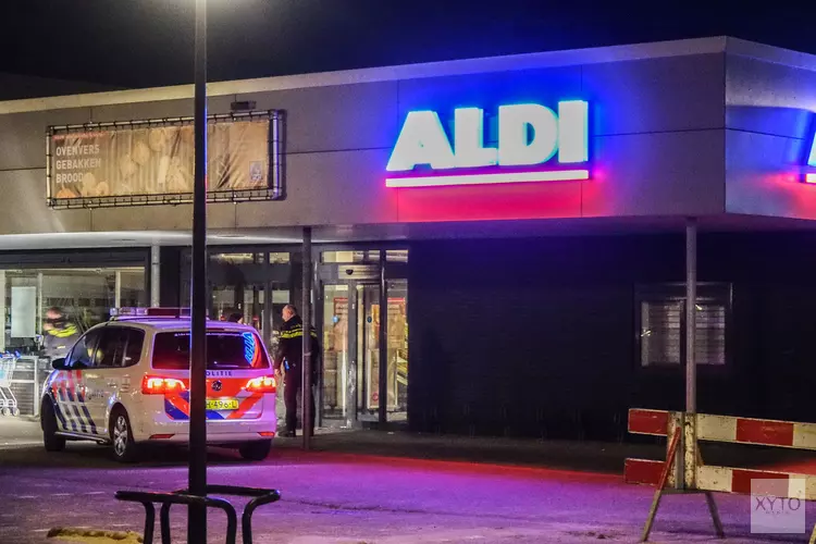 Pui van Aldi stuk gereden