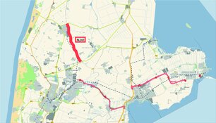 Plaatsen bewegwijzering langs Provincialeweg (N241) tussen Schagen en Verlaat