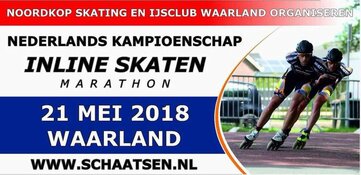 NK inline skaten in Waarland